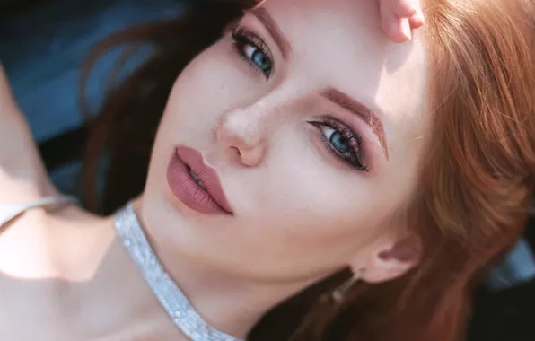 Картинка веснушки, губки, прелесть, рыжеволосая, Galkonda