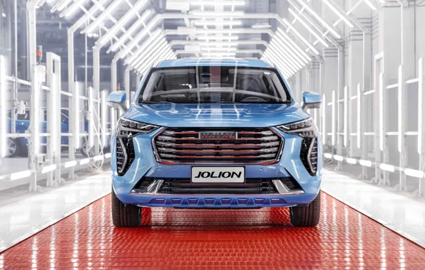 Картинка автомобиль, конвеер, 2021, Haval Jolion