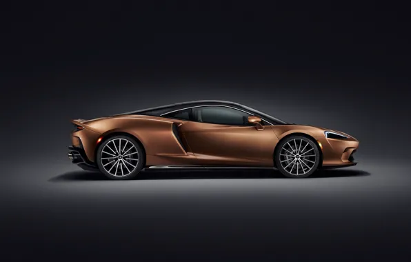 McLaren, суперкар, вид сбоку, 2019, McLaren GT