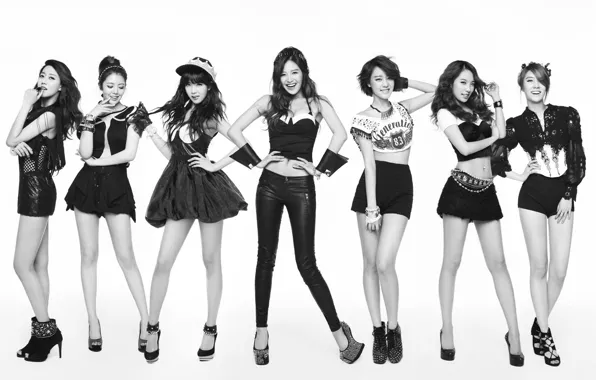 Музыка, девушки, Rainbow, азиатки, Южная Корея, Kpop
