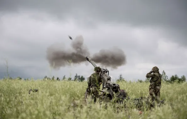 Картинка оружие, армия, солдат, Royal Canadian Artillery School