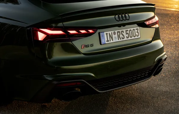 Картинка Audi, задние фонари, корма, RS 5, 2020, RS5 Sportback