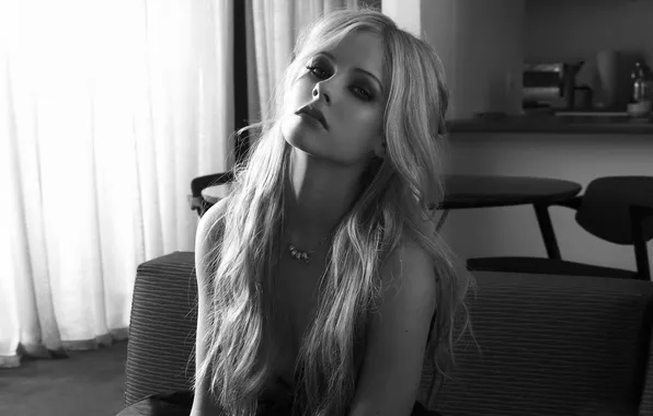 Картинка девушка, модель, певица, Avril Lavigne, красотка