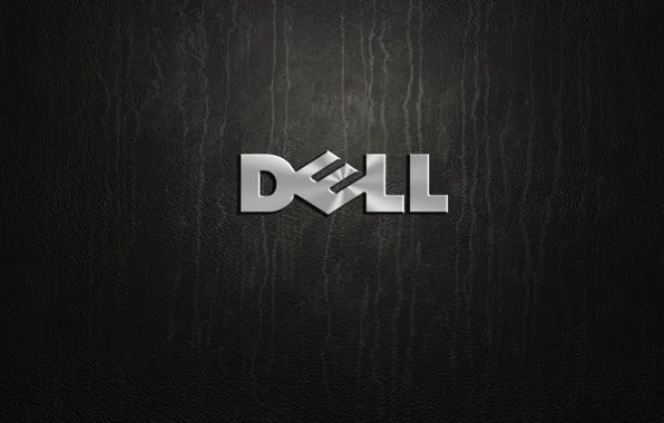 Silver, logo, Dell