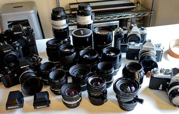 Картинка кольца, камеры, вспышки, насадки, объективы, &ampquot;Nikon&ampquot;, цифровые фотоаппараты