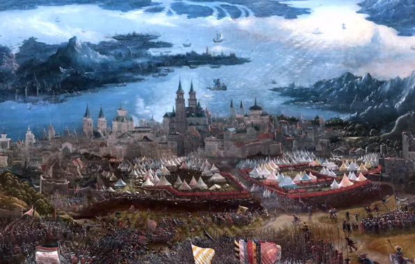Картина, Regensburg, La Bataille d'Issus, Albrecht Altdorfer