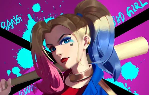 Девушка, бита, Harley Quinn, Suicide Squad