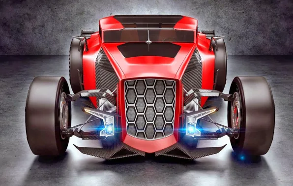 Concept, Red, Hot Rod