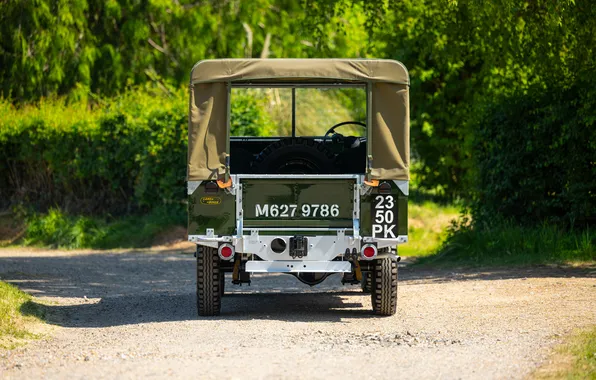 Вид сзади, 1948, ретро автомобили, Utility, retro cars, Land Rover 80, Land Rover 80 Utility