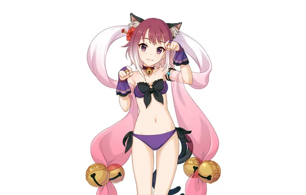 Girl, sexy, cleavage, boobs, anime, beautiful, short hair, pretty