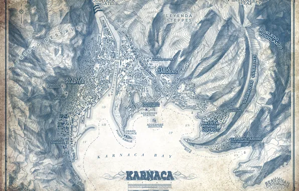 Картинка Bethesda, Arkane Studios, Dishonored 2, Karnaca Map
