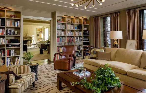 Дизайн, стиль, интерьер, камин, библиотека, гостиная, Upper East Side, Gissler Family Apartment