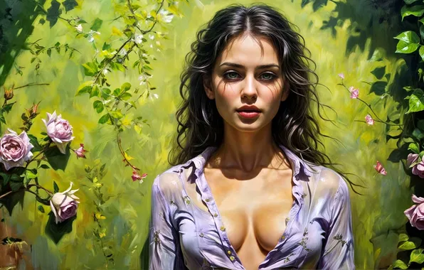 Картинка girls, portrait, neural network