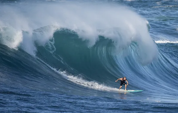 Картинка волна, серфер, wave, surfer, David H Yang