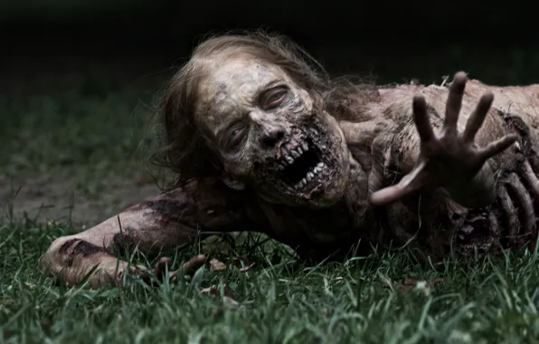 Картинка трава, зомби, zombie, сериал, serial, The Walking Dead, Ходячие мертвецы