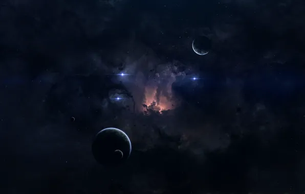 Звезды, Планета, Космос, Туманность, Звезда, Планеты, Planets, Star