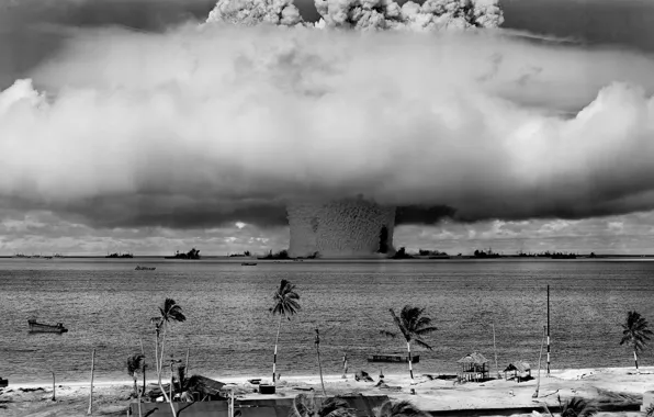 Картинка оружие, ядерный взрыв, ударная волна, nuke