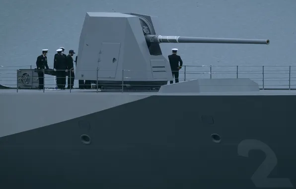 Япония, JS Kumano, FFM-2, фрегат - эсминец, артустановка 127 мм