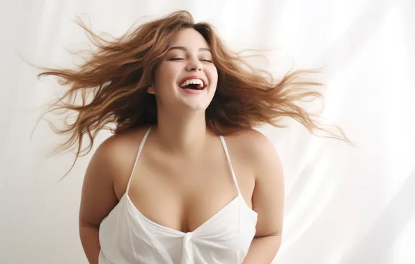 Woman, smile, happiness
