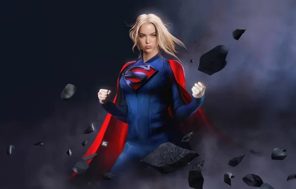 Картинка supergirl, starlight, avenger