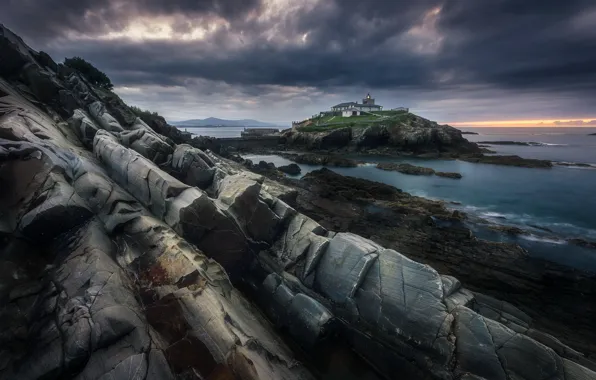 Spain, Asturias, Isla Tapia