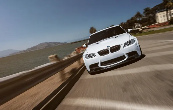 BMW, Car, White, San Francisco, Sport, Sedan, E90, Performance