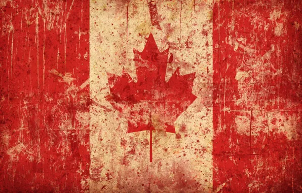 Картинка флаг, канада, кленовый лист