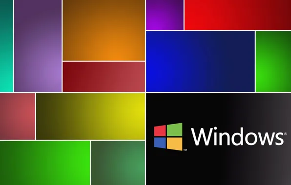 Картинка компьютер, цвет, текстура, логотип, эмблема, windows, операционная система