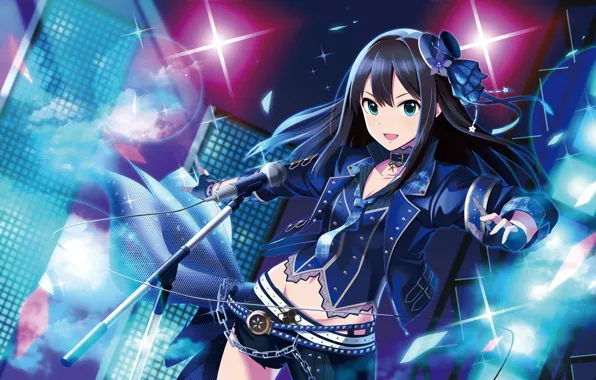 Девушка, аниме, арт, shibuya rin, idolmaster cinderella girls
