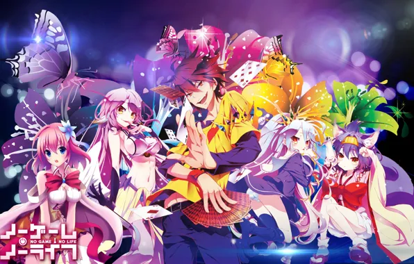 Аниме, арт, двое, No Game No Life, Нет игры нет жизни