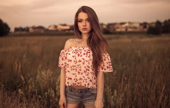 Картинка women, brunette, outdoor, pretty and beautiful