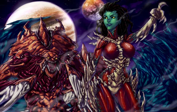 Starcraft, zerg, sarah kerrigan