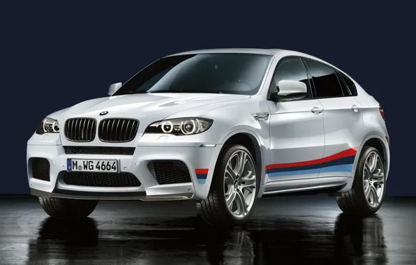 Белый, бмв, BMW, X6 M, E71