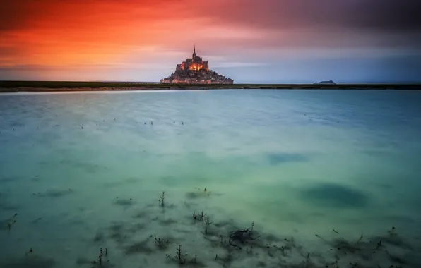 France, architecture, mont saint michel