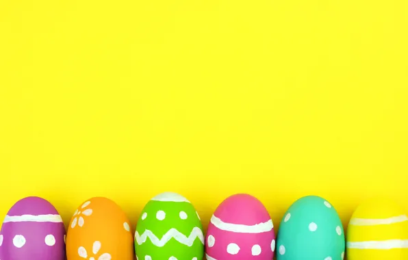 Картинка colorful, Пасха, background, spring, eggs, Happy Easter, Easter eggs