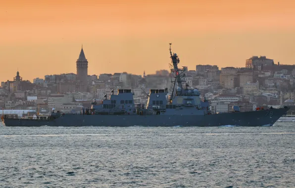 Босфор, эскадренный, миноносец, USS Porter