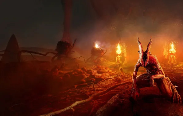 Монстр, существо, жуть, Agony