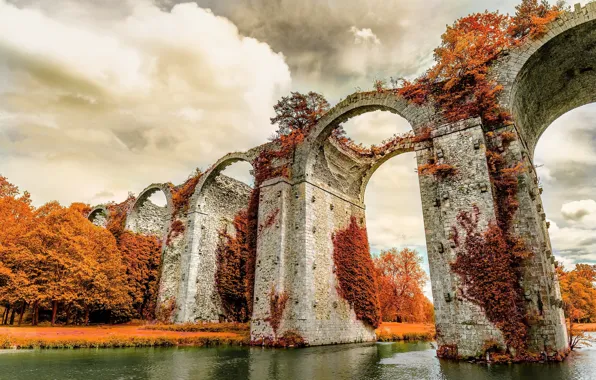 Франция, исторический памятник, Aqueduc de Maintenon, Мэнтенон