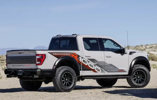 Ford, мощь, вид сбоку, вид сзади, пикап, power, Hennessey, pickup truck