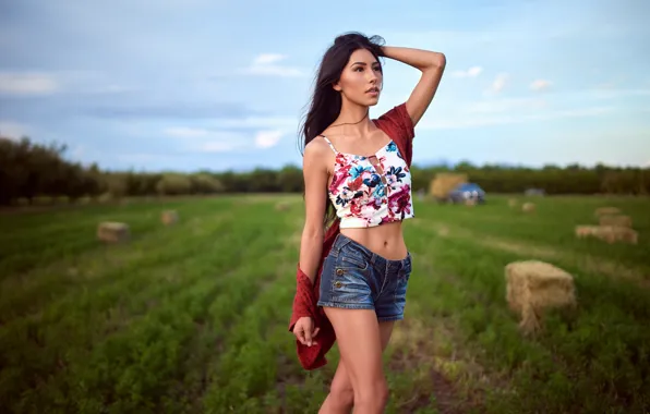 Картинка лето, лицо, модель, фигура, melissa