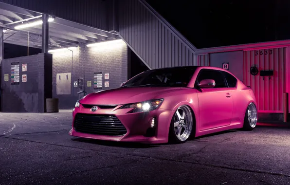 Pink, Car, Scion, 2014, tS