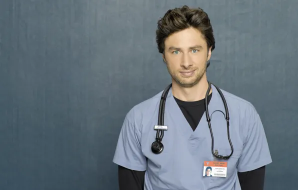 Сериал, Scrubs, клиника, Zach Braff, Зак Брафф