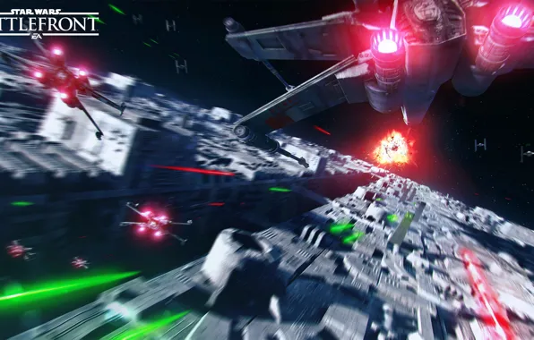 Игры, Electronic Arts, DICE, X-Wing, Death Star, TIE-Fighter, star wars battlefront