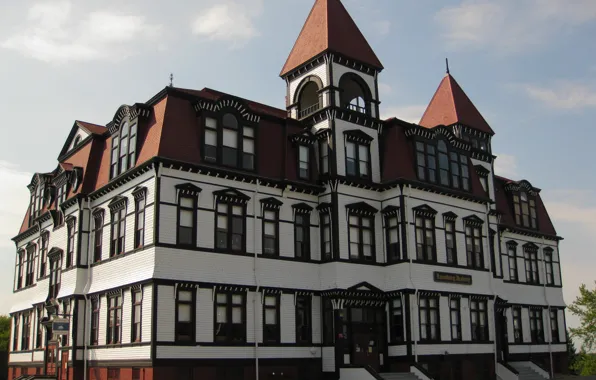 Картинка здание, Канада, архитектура, Canada, architecture, building, Lunenburg, Луненберг