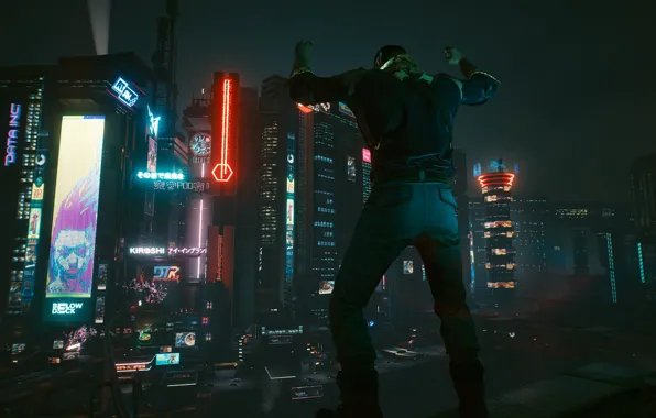 Будущее, киберпанк, rpg, видеоигра, video game, night city, CD Projekt RED, Cyberpunk 2077
