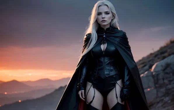 Картинка girl, blonde, corset