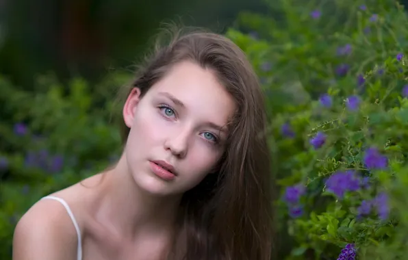Девушка, природа, красота
