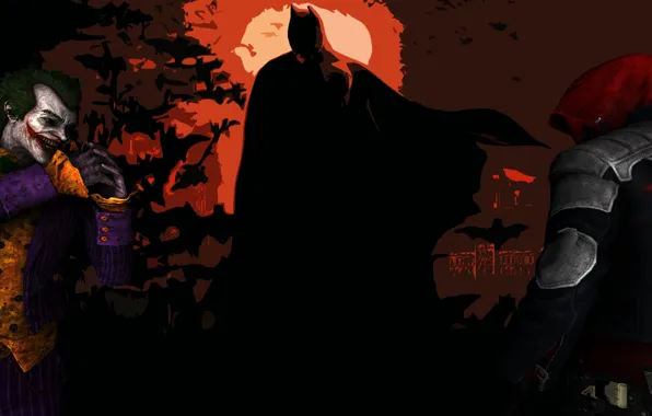 Джокер, Бэтмен, Batman, Joker, Красный Колпак, Red cap