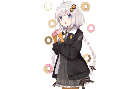 Фон, девочка, милашка, EroManga-Sensei