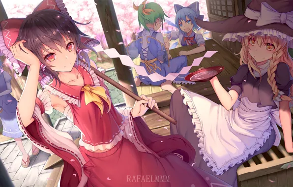 Девочки, Touhou, Тохо, Тоухоу